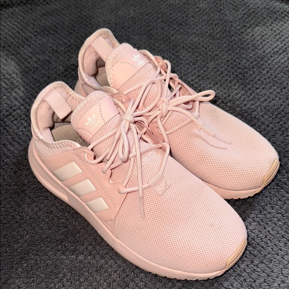 Adidas Originals X_PLR Pink Mesh Athletic Sneakers Womens Shoes Low Top sz 5 - Picture 2 of 15